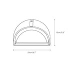Marine Outdoor Wall Sconce Industrial Vintage Waterproof Porch Courtyard — Silver Gold Black 4 Models