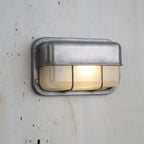 Marine Outdoor Wall Sconce Industrial Vintage Waterproof Porch Courtyard — Silver Gold Black 4 Models