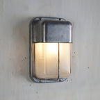 Marine Outdoor Wall Sconce Industrial Vintage Waterproof Porch Courtyard — Silver Gold Black 4 Models