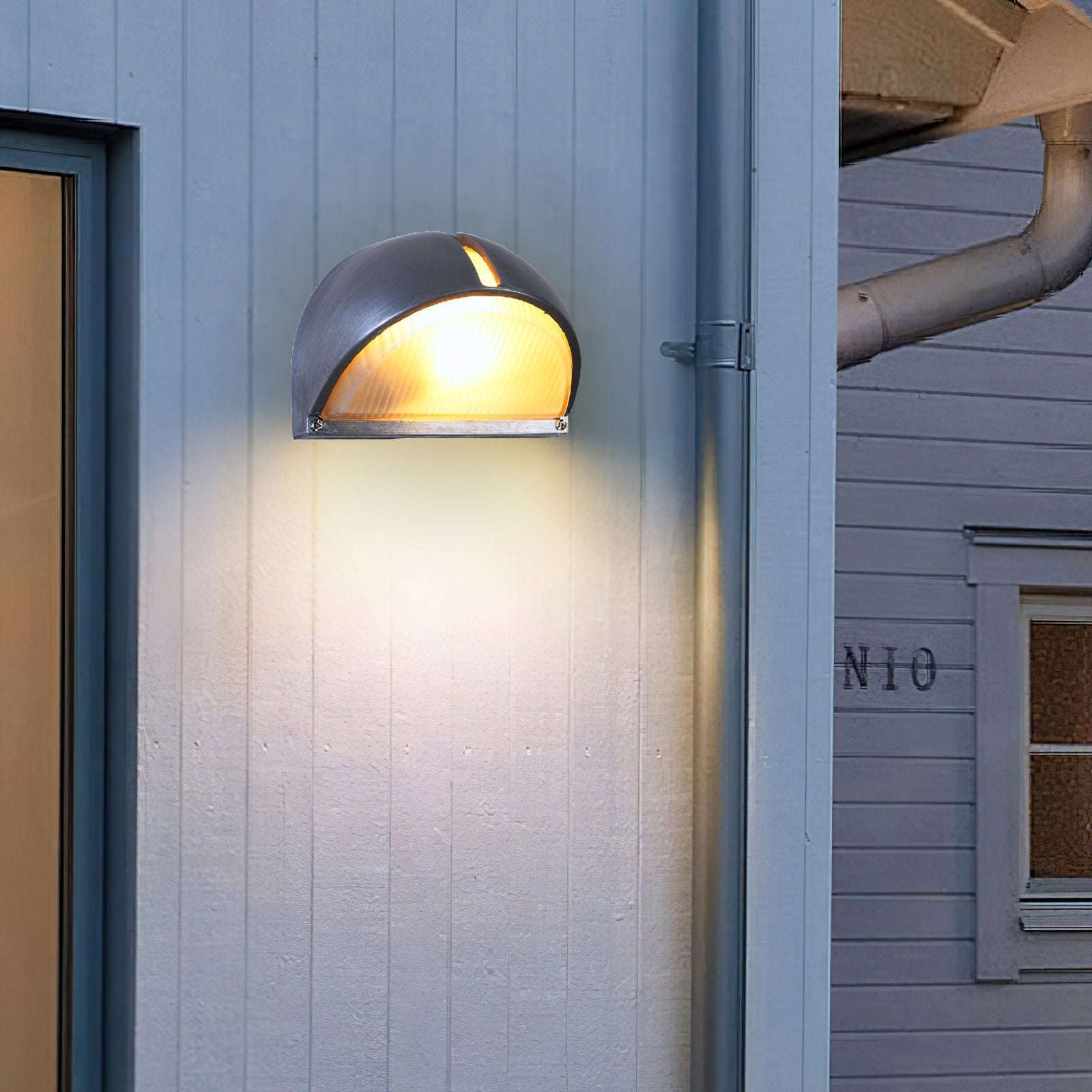 Marine Outdoor Wall Sconce Industrial Vintage Waterproof Porch Courtyard — Silver Gold Black 4 Models