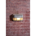 Marine Outdoor Wall Sconce Industrial Vintage Waterproof Porch Courtyard — Silver Gold Black 4 Models