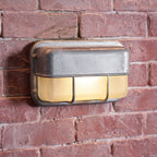 Marine Outdoor Wall Sconce Industrial Vintage Waterproof Porch Courtyard — Silver Gold Black 4 Models