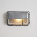 Marine Outdoor Wall Sconce Industrial Vintage Waterproof Porch Courtyard — Silver Gold Black 4 Models