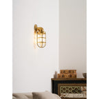 Marine Curved Wall Lamp Plaster Arc LED Warm White Modern Bedroom Living Room Hallway