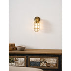 Marine Curved Wall Lamp Plaster Arc LED Warm White Modern Bedroom Living Room Hallway