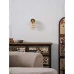 Marine Curved Wall Lamp Plaster Arc LED Warm White Modern Bedroom Living Room Hallway