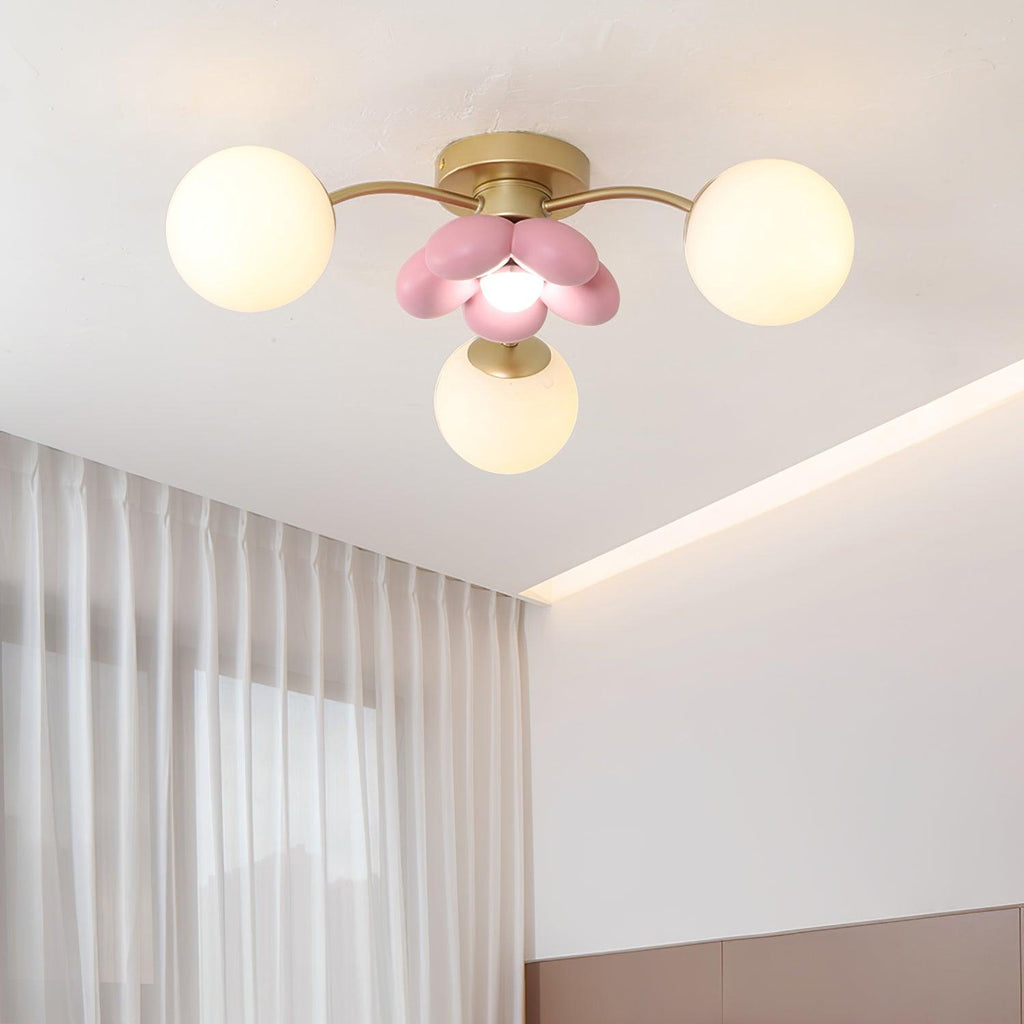 Blossura Pink Petal Ceiling Light