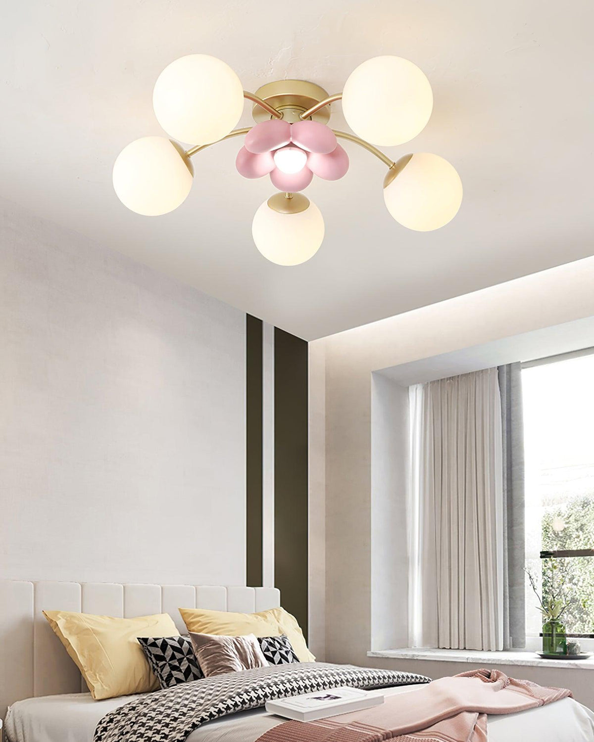Blossura Pink Petal Ceiling Light