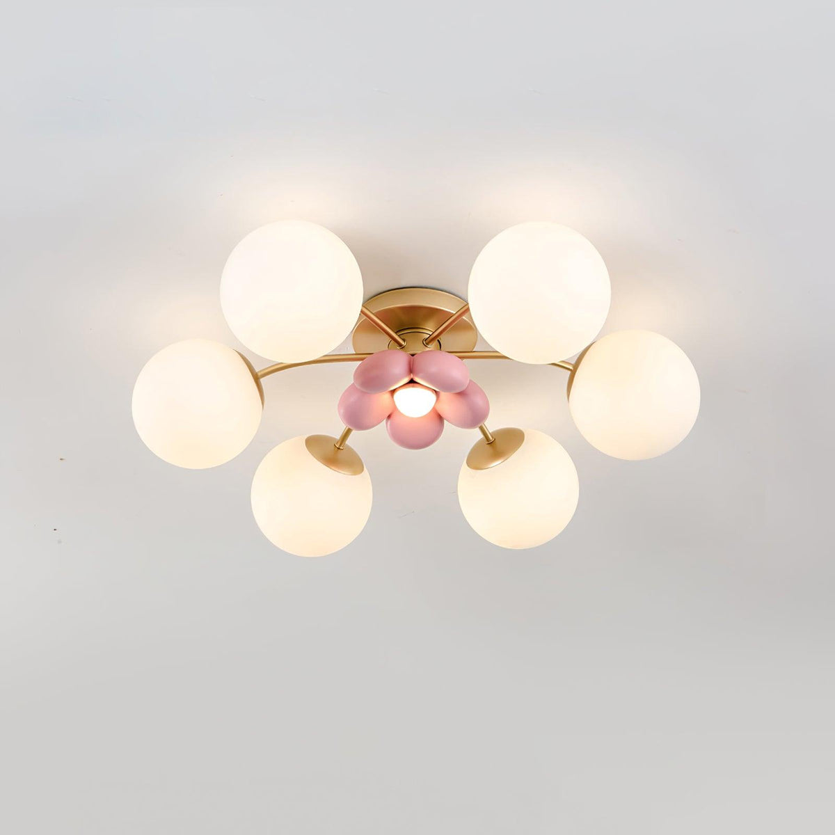 Blossura Pink Petal Ceiling Light