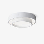 Orina Ceiling Lamp Double Ring Gray&Black&White Cylinder shape