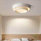 Orina Ceiling Lamp Double Ring Gray&Black&White Cylinder shape