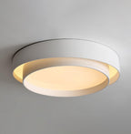 Orina Ceiling Lamp Double Ring Gray&Black&White Cylinder shape