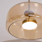June Morden Glass Pendant Light Clear/Smoky/Amber