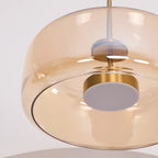 June Morden Glass Pendant Light Clear/Smoky/Amber