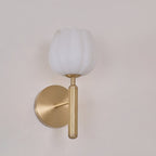 Valentina Alabaster Floral Wall Lamp