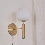 Valentina Alabaster Floral Wall Lamp