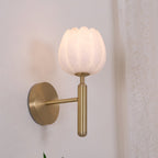 Valentina Alabaster Floral Wall Lamp