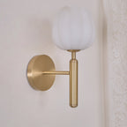 Valentina Alabaster Floral Wall Lamp