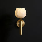 Valentina Alabaster Floral Wall Lamp