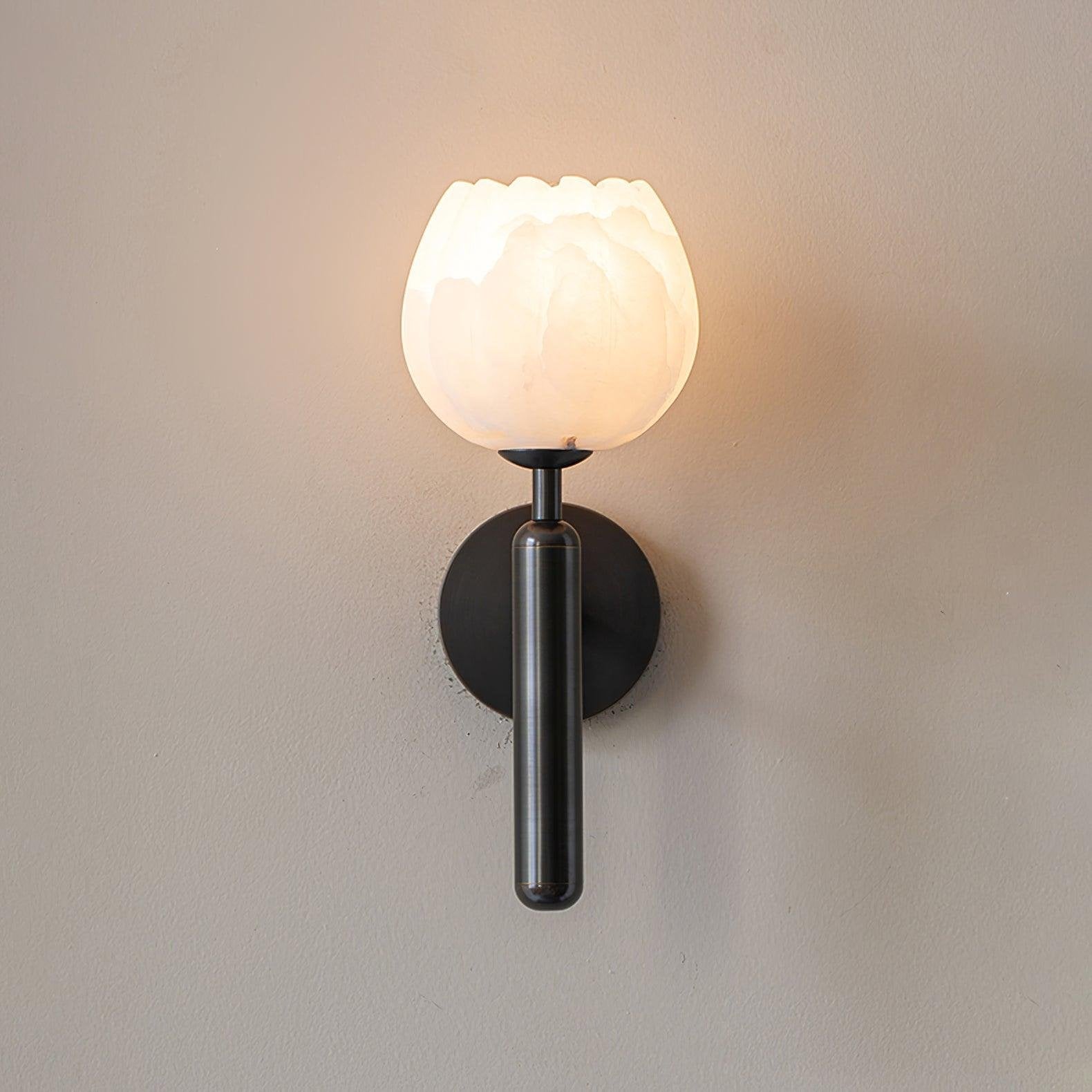 Globe Wall Lamp Brass Black Hardwired LED Bedroom Living Room Hallway — Single & Set of 2