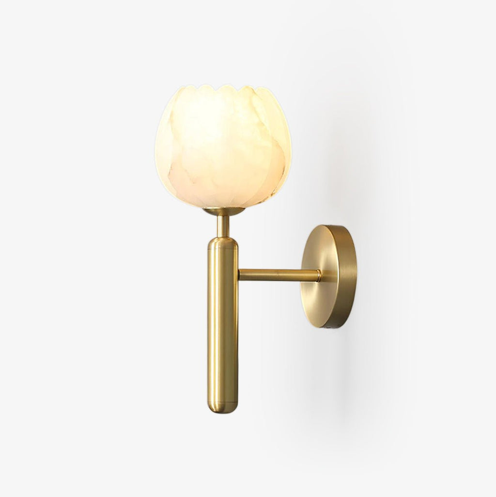 Valentina Alabaster Floral Wall Lamp