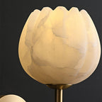 Valentina Alabaster Floral Wall Lamp