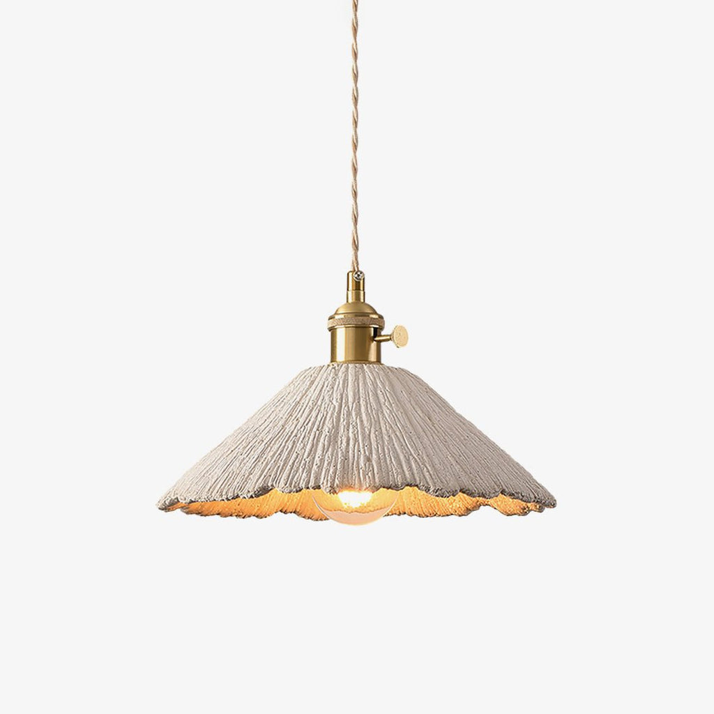 Kirae Textured Pendant Lights Cement