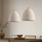 Kirae Textured Pendant Lights Cement