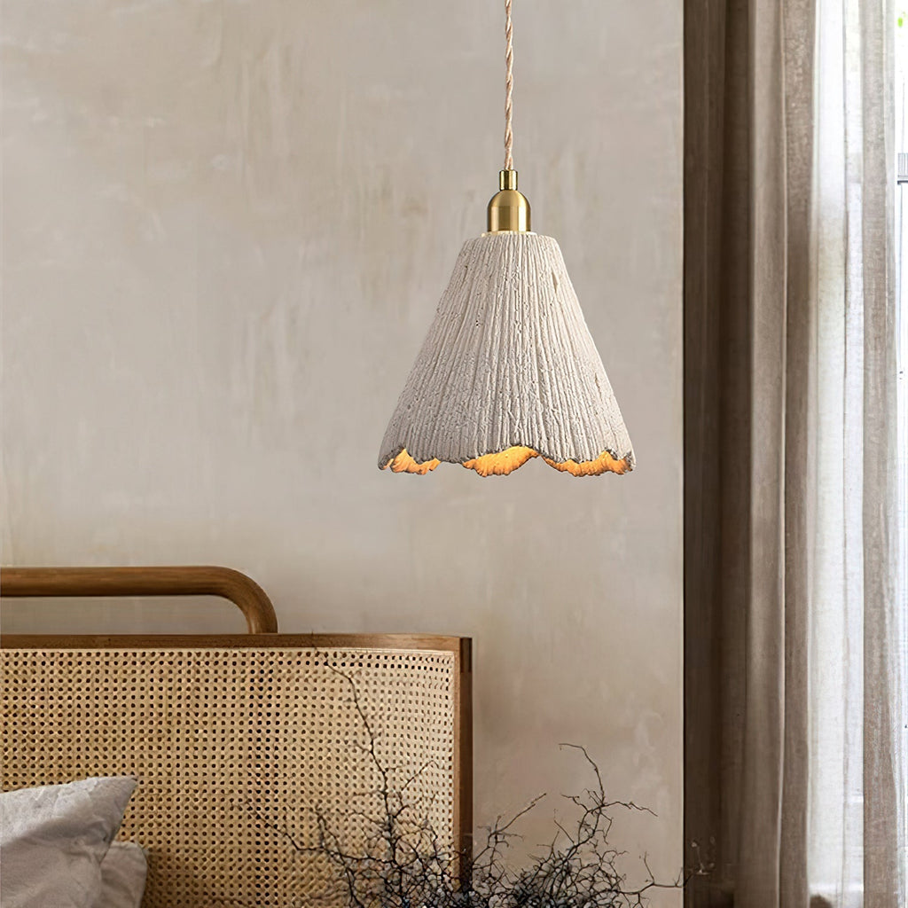 Kirae Textured Pendant Lights Cement