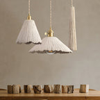 Kirae Textured Pendant Lights Cement