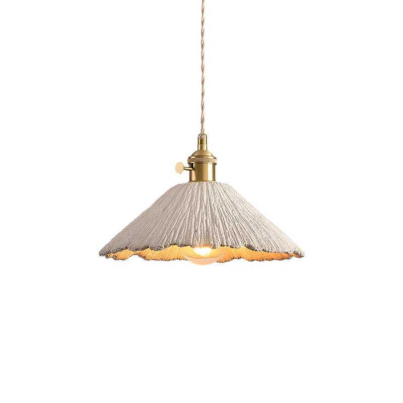 Kirae Textured Pendant Lights Cement