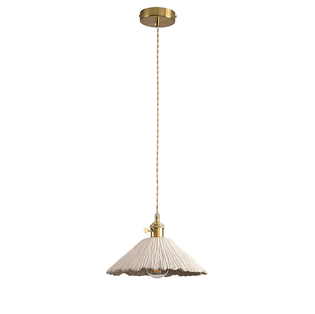 Kirae Textured Pendant Lights Cement