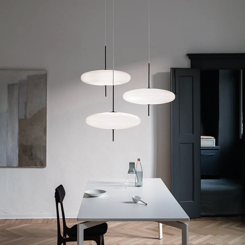 Quor Nordic Modern Oval Single Pendant Light