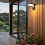 Outdoor Wall Sconce, IP65 Adjustable LED, Square Round, Aluminum