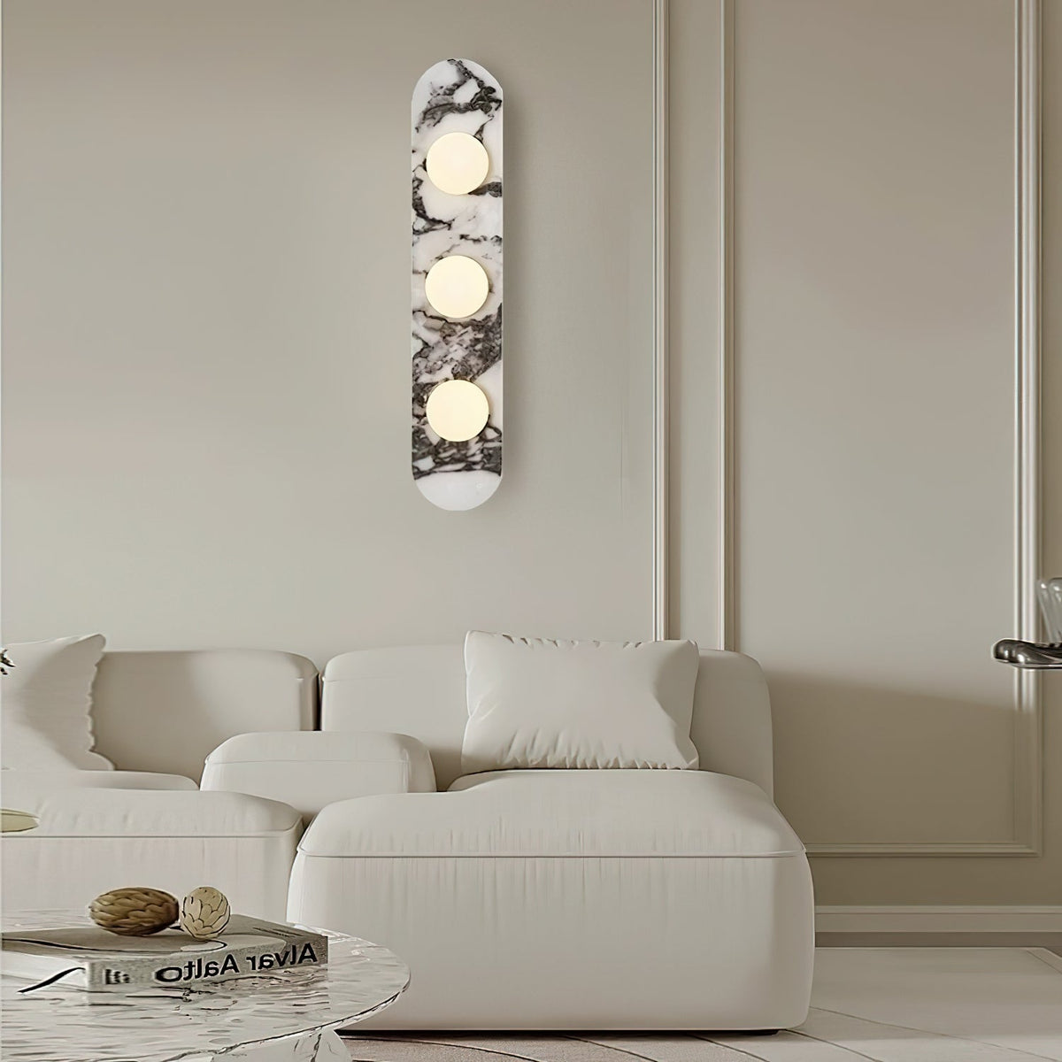 Domil Elegant Marble Wall Lamp – Modern Decorative Lighting Fixture