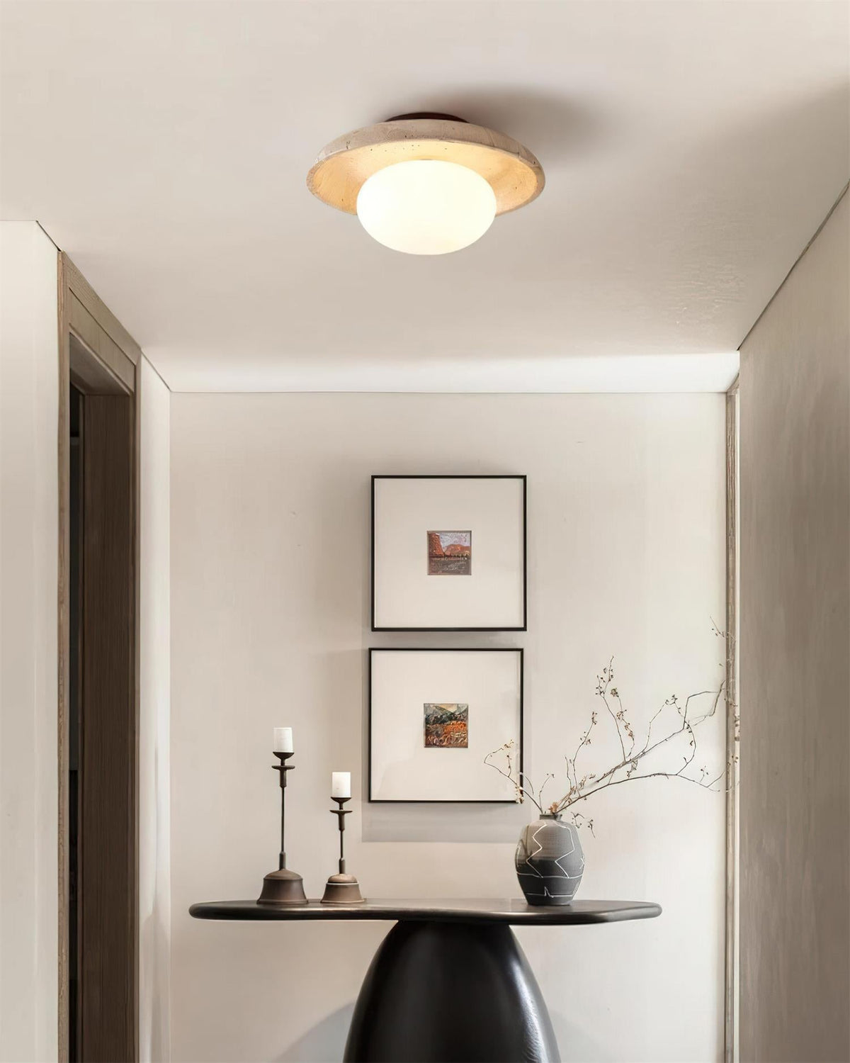 Mylie Travertine Ceiling Light
