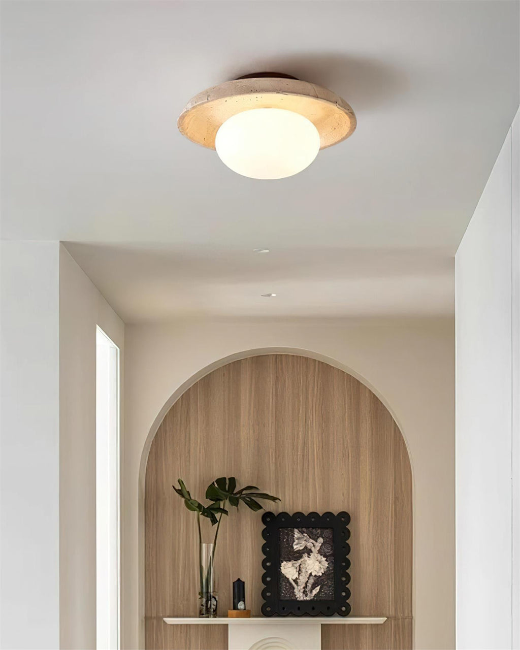 Mylie Travertine Ceiling Light