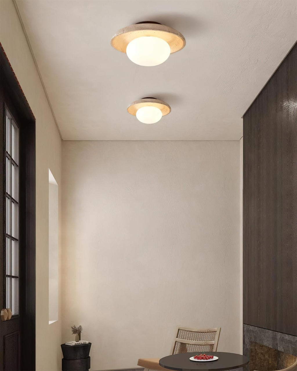 Mylie Travertine Ceiling Light