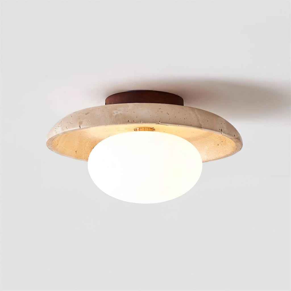 Mylie Travertine Ceiling Light