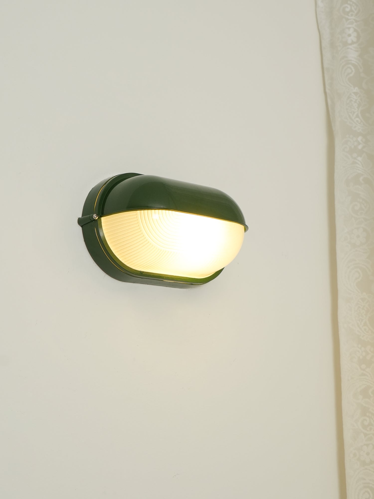 Nauticus Outdoor Wall Sconce IP54 Waterproof Porch Garden — Silver Gold Black Green