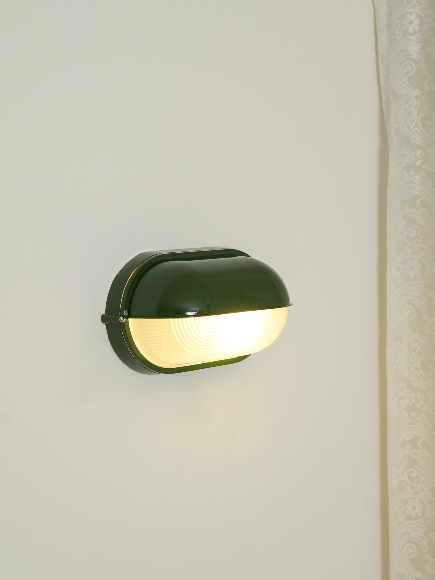 Nauticus Outdoor Wall Sconce IP54 Waterproof Porch Garden — Silver Gold Black Green