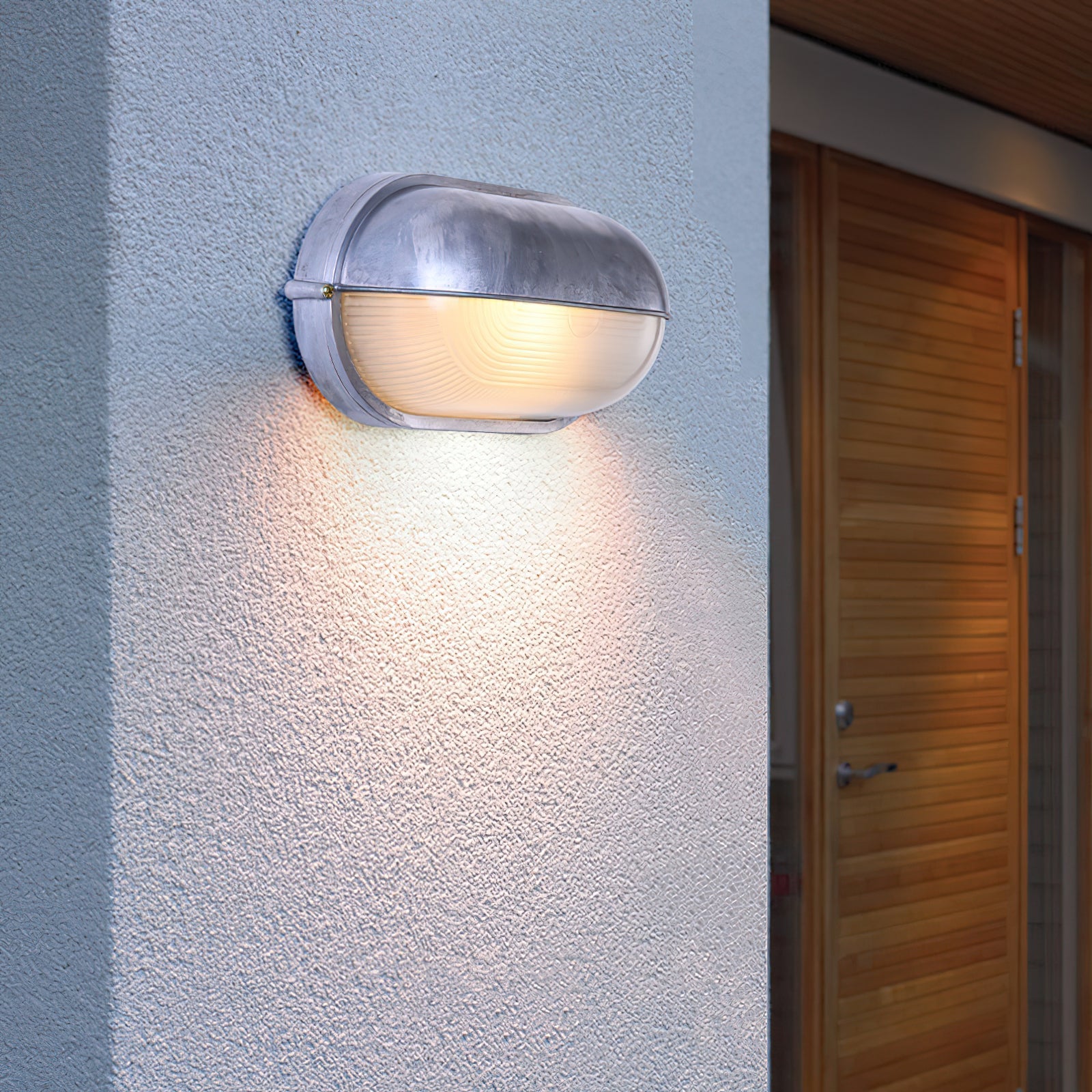 Nauticus Outdoor Wall Sconce IP54 Waterproof Porch Garden — Silver Gold Black Green