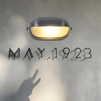 Nauticus Outdoor Wall Sconce IP54 Waterproof Porch Garden — Silver Gold Black Green