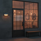 Nauticus Outdoor Wall Sconce IP54 Waterproof Porch Garden — Silver Gold Black Green