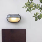 Nauticus Outdoor Wall Sconce IP54 Waterproof Porch Garden — Silver Gold Black Green