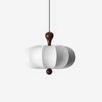 Jovian White Sculpted Pendant Lamp