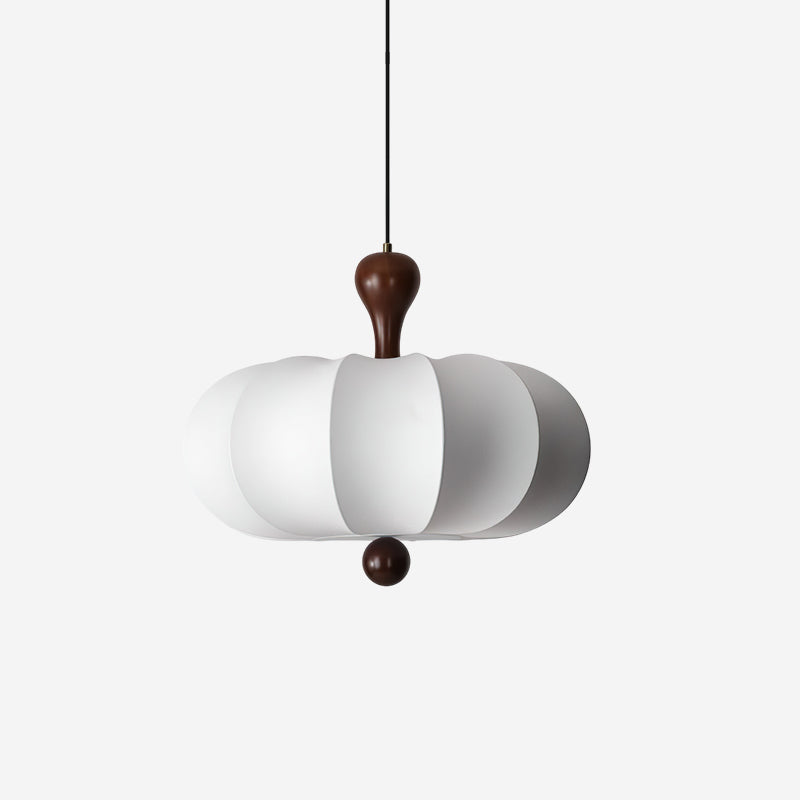 Jovian White Sculpted Pendant Lamp