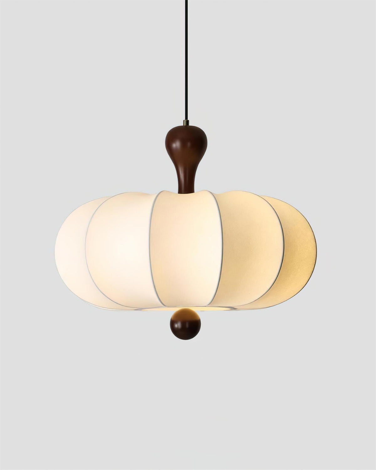 Jovian White Sculpted Pendant Lamp