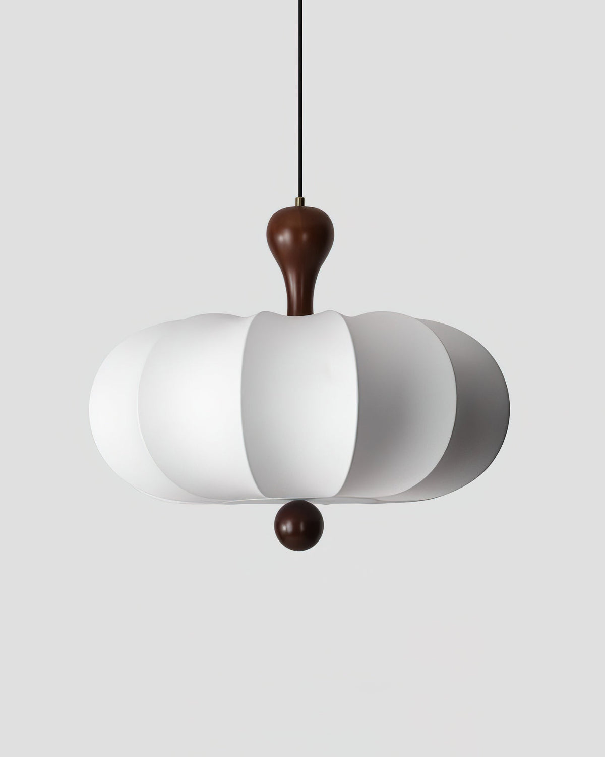 Jovian White Sculpted Pendant Lamp