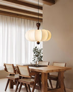 Jovian White Sculpted Pendant Lamp